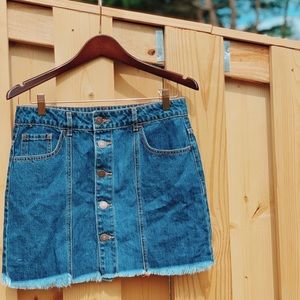 Forever 21 Jean Skirt
